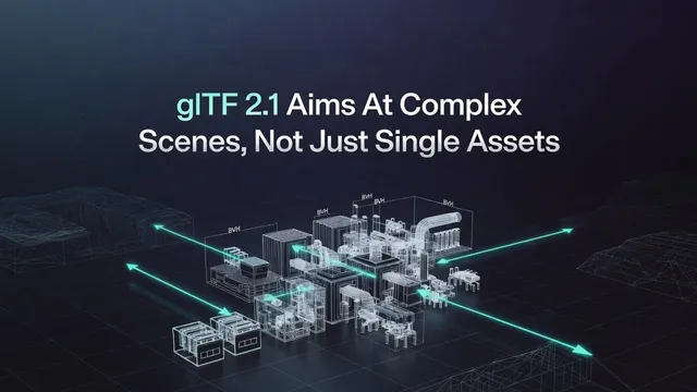 glTF 2.1 Aims At Complex Scenes, Not Just Single Assets